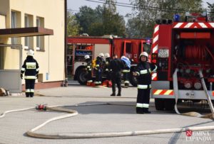Ćwiczenia strażaków w Sobolowie