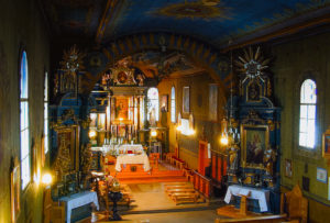 Kościół pod wezwaniem Wszystkich Świętych w Sobolowie.