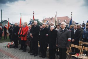Święto Niepodległości - odsłonięcie pomnika w Grabiu